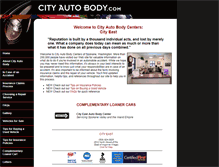 Tablet Screenshot of cityautobody.com